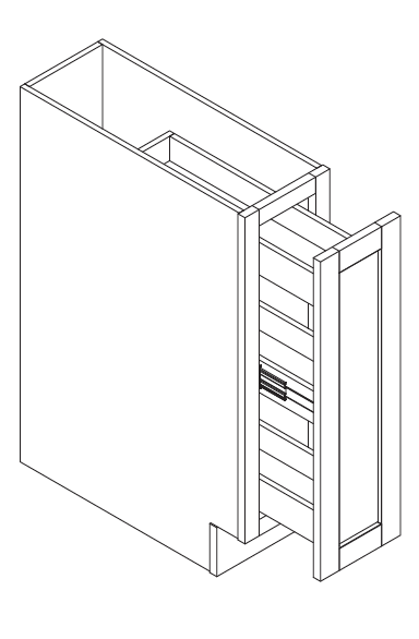 SP09 Base Spice Rack Denver Cabinet Express